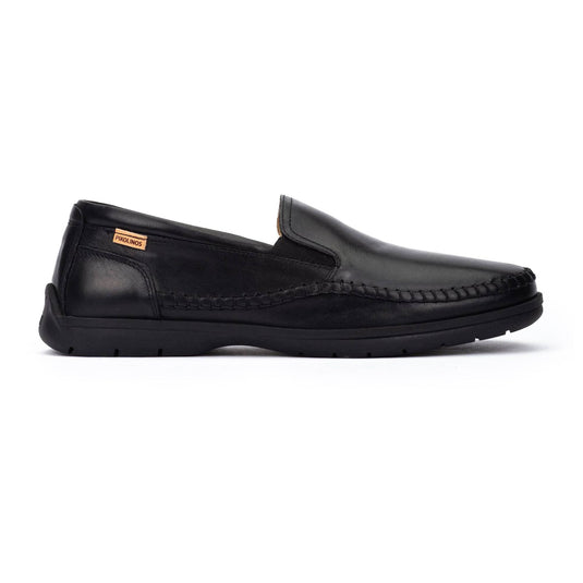 Pikolinos Men's MARBELLA Elastic closure moccasins Black