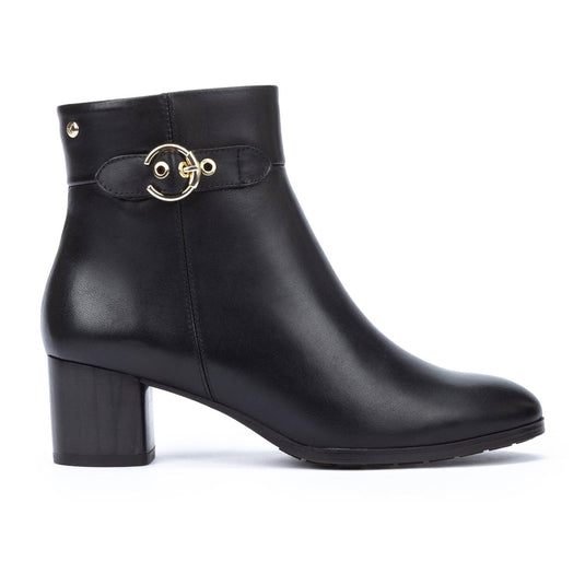 Pikolinos Women's CALAFAT W1Z Wide heel ankle boots Black