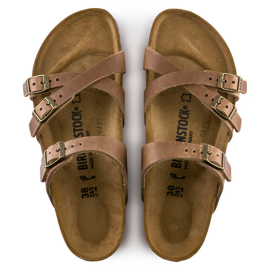 Birkenstock Sandals Franca Tobacco Brown