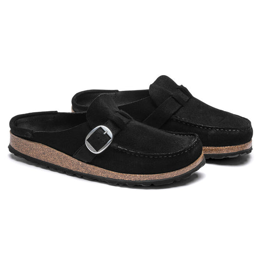 Birkenstock Women's Buckley Black Suede Leather