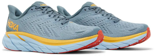 Hoka One One Men's Clifton 8 Sneaker Goblin Blue/Mountain Spring