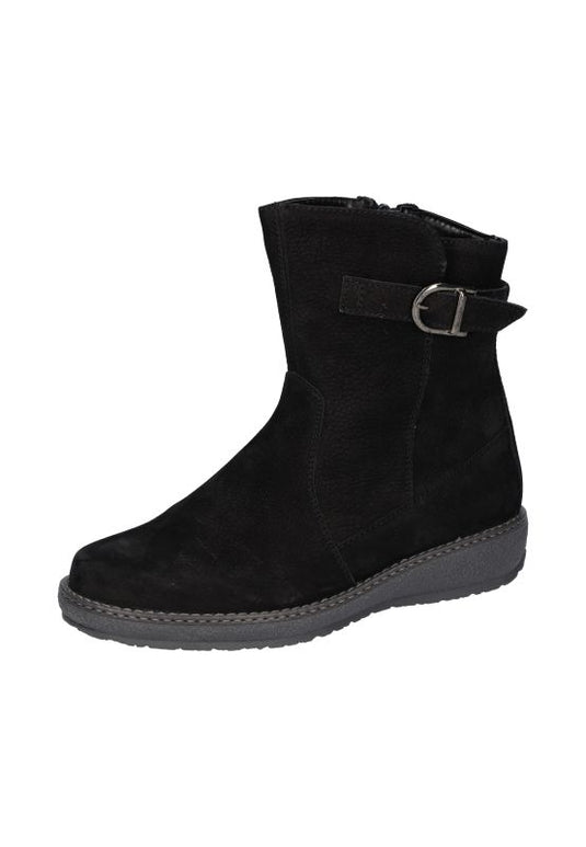 Waldlaufer Women's Hoja Ankle boot Black