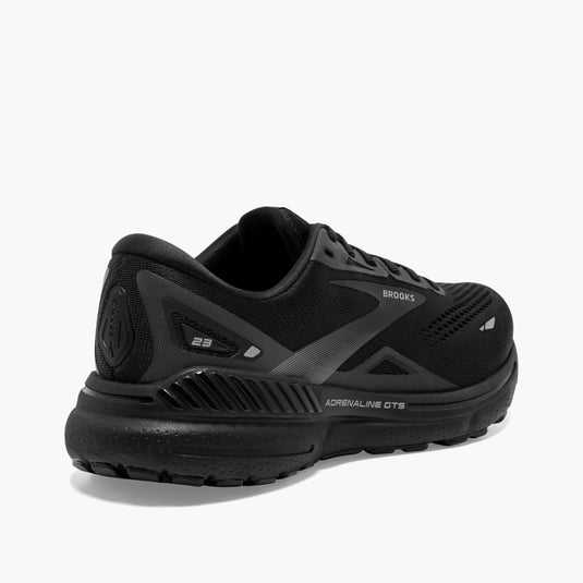 Brooks Men's Adrenaline GTS 23 Sneaker Black/Black/Ebony