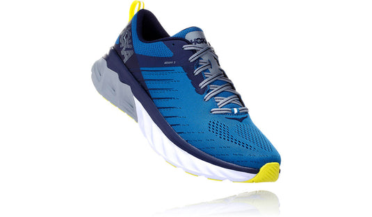 Hoka One One Men's Arahi 3 Road Running Sneakers Blue Sapphire/Mood Indigo