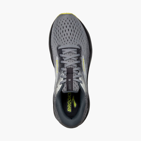 Brooks Men's Ghost 16 Sneaker Primer/Grey/Lime