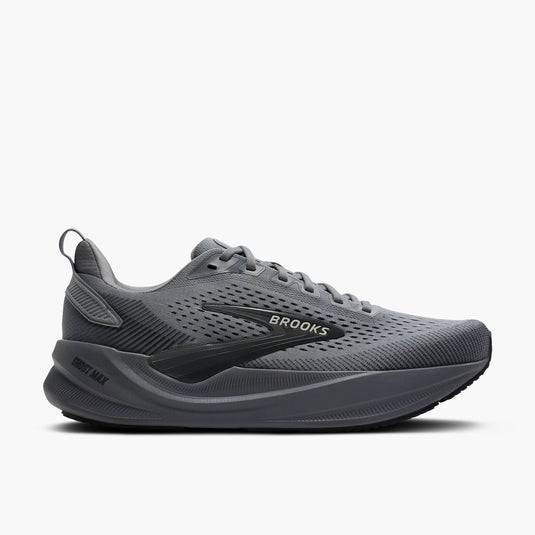 Brooks Men's Ghost Max 4 Run/Walk - Grey/Grey/Ebony