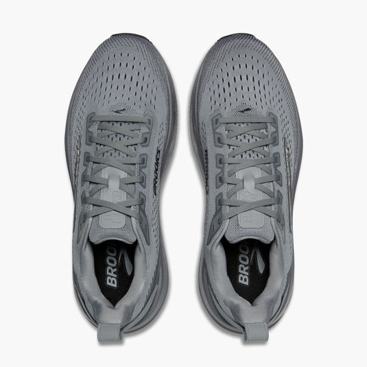 Brooks Men's Ghost Max 4 Run/Walk - Grey/Grey/Ebony