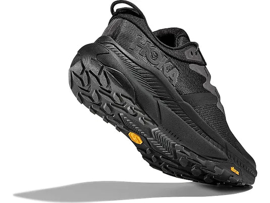Hoka One One Mens Transport Trail Sneaker Black/Black