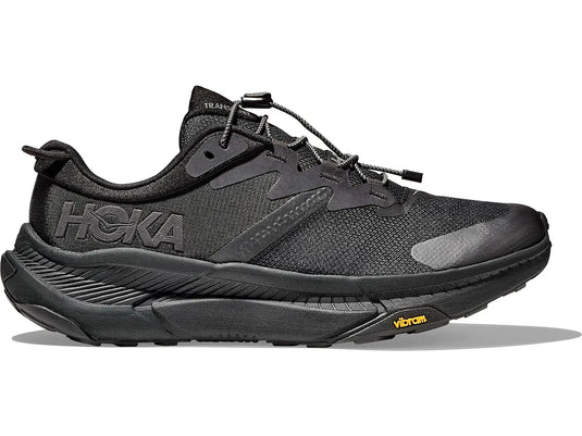Hoka One One Mens Transport Trail Sneaker Black/Black