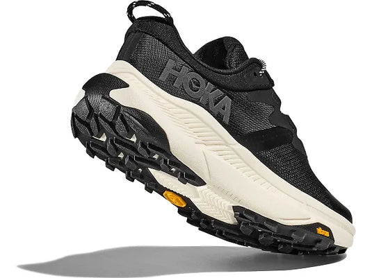 Hoka One One Mens Transport Trail Sneaker Black/ Alabaster