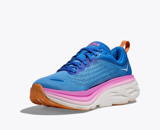 Hoka One One Women's Bondi 8 Sneaker Coastal Sky/All Aboard