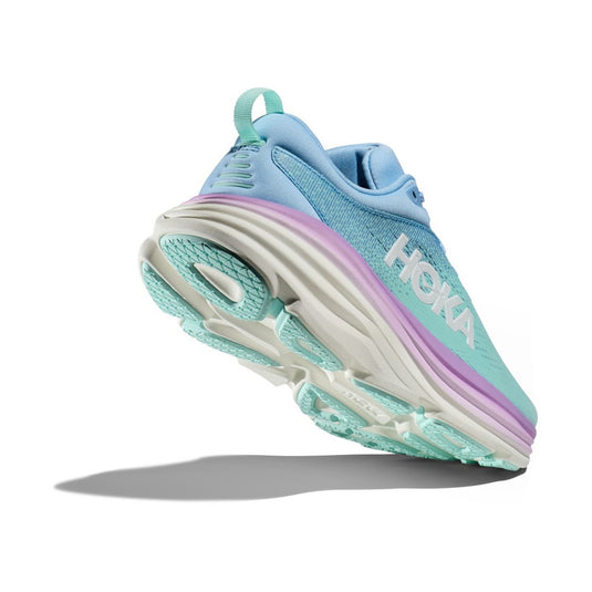 Hoka One One Women's Bondi 8 Sneaker Airy Blue/Sunlit Ocean
