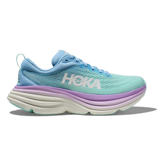 Hoka One One Women's Bondi 8 Sneaker Airy Blue/Sunlit Ocean