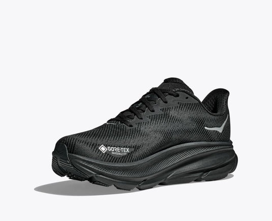 Hoka One One Women's Clifton 9 GTX Sneaker Black/Black