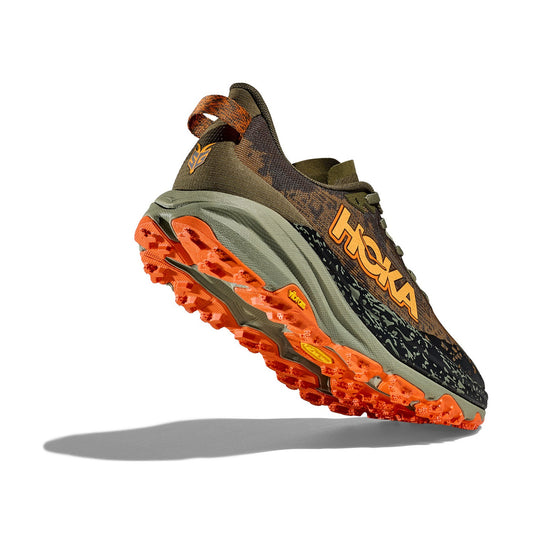 HOKA Men's Speedgoat 6 Trail Shoe Antique Olive/Squash