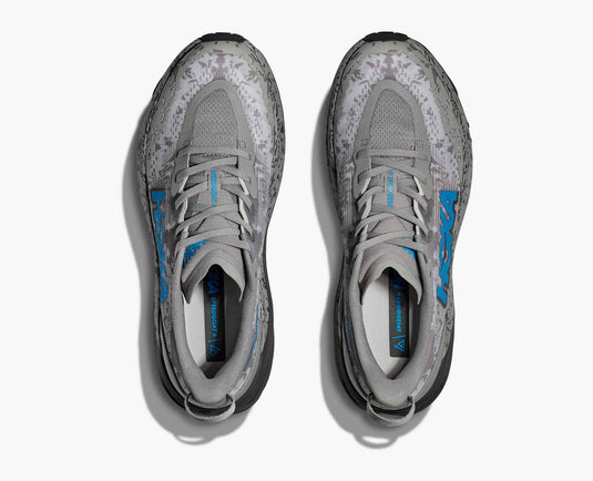 HOKA Men's Speedgoat 6 Trail Shoe Galactic Grey / Hoka Blue