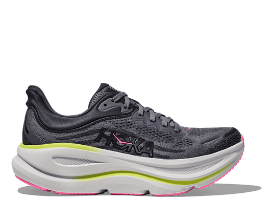 Hoka One One Women's Bondi 9 Sneakers CHARCOAL GREY / GREY SKIES