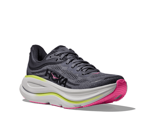 Hoka One One Women's Bondi 9 Sneakers CHARCOAL GREY / GREY SKIES