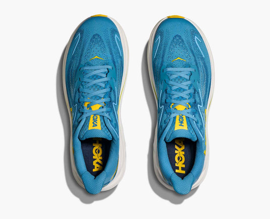 Hoka One One Men's Clifton 10 Sneaker Alpine blue / Foggy Night