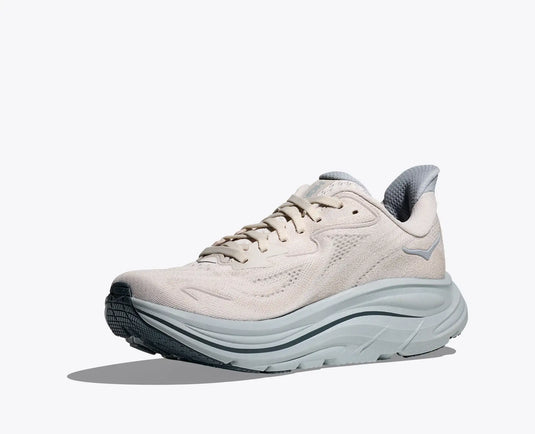 Hoka One One Women's Clifton 10 Sneaker Grout / Mineral Blue