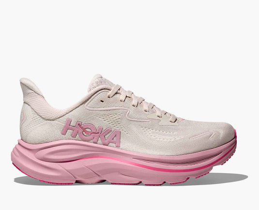 Hoka One One Women's Clifton 10 Sneaker Rose cream / Dried rose