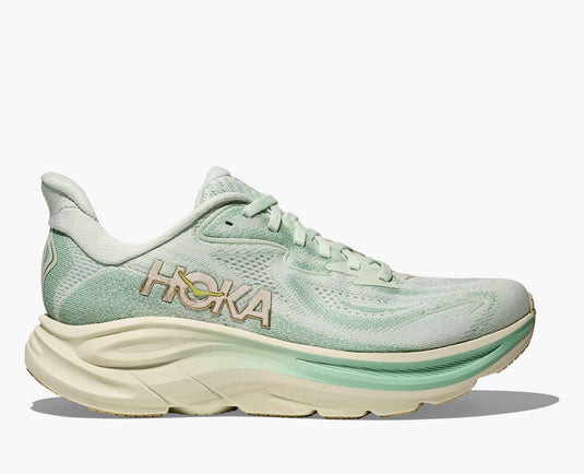 Hoka One One Women's Clifton 10 Sneaker Sea Glass / Jadeite