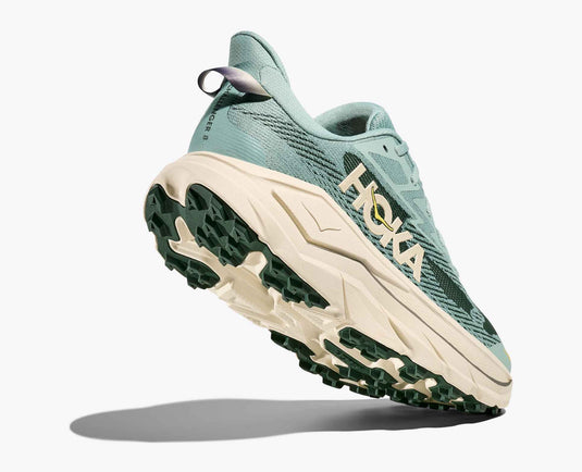 Hoka One One Men's Challenger 8 Trail Running Sneaker Jade / Truffle salt