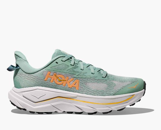 Hoka One One Women's Challenger 8 Trail Running Sneaker Jade / Cosmic grey