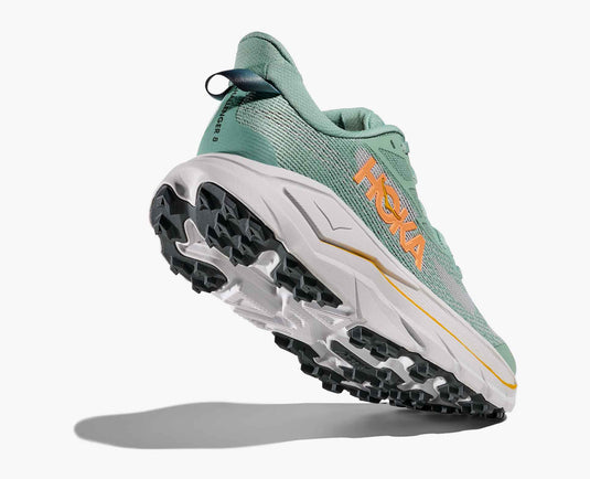 Hoka One One Women's Challenger 8 Trail Running Sneaker Jade / Cosmic grey