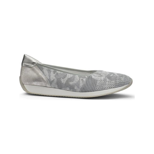 Ara Women's Porto Sport Ballet Flat Gray