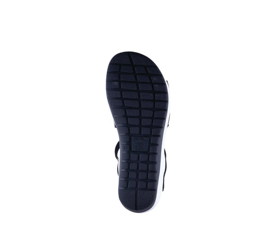 Ara women's Napoli-s Adjustable platform sandal Black