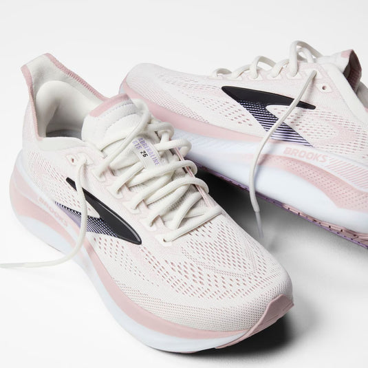 Brooks Women's Adrenaline GTS 26 Sneaker Blanc/VioletIce/HyperIris