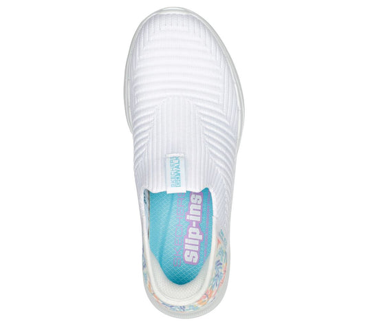 Skechers Women's Slip-ins Go Walk 6-White / Turquoise