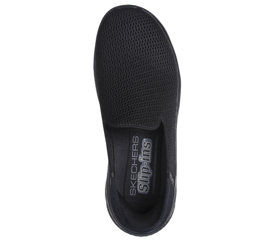 Skechers Women's GO WALK Flex-Relish Slip-ins Hands Free All Black