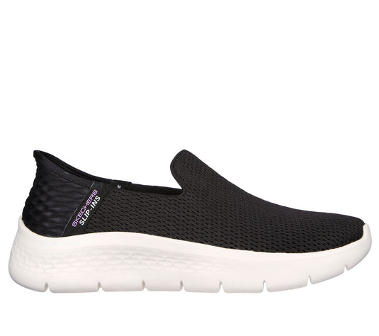 Skechers Women's GO WALK Flex-Relish Slip-ins Hands Free Black/White