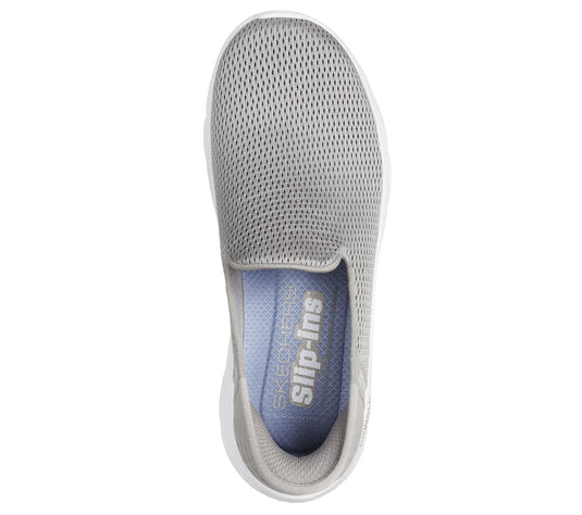 Skechers Women's GO WALK Flex-Relish Slip-ins Hands Free Light Gray