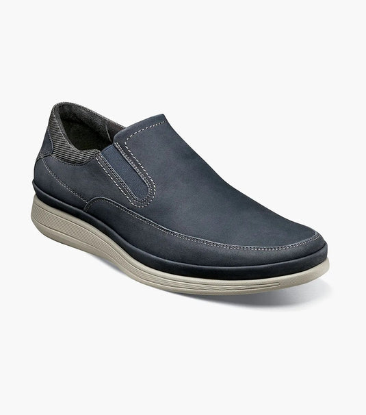 Florsheim Men's Motion Moc Toe Slip On Navy Nubuck