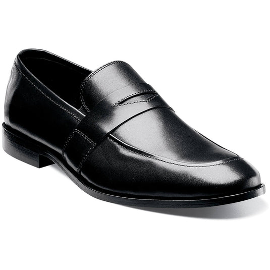 Florsheim Men's Jet Moc Toe Penny Loafer Black