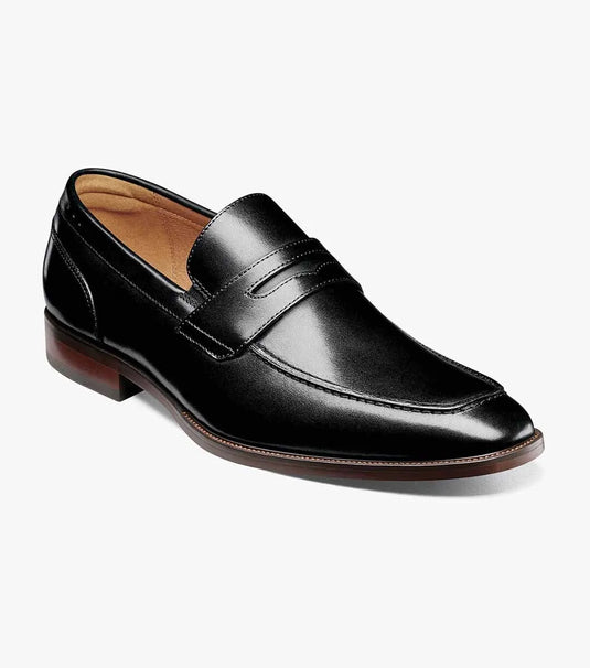Florsheim Men's Sorrento Moc Toe Penny Loafer Black