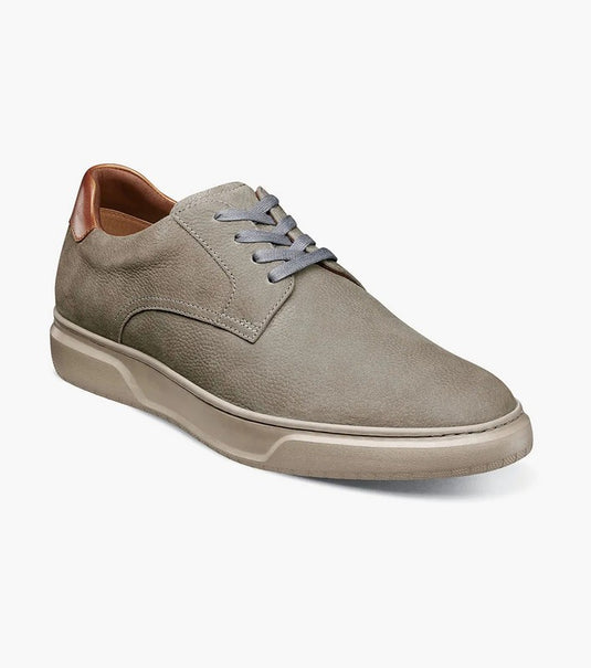 Florsheim Men's Premier Plain Toe Lace Up Sneakers Gray