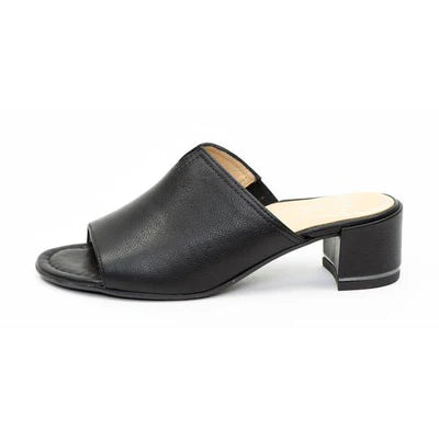 Ara Women's Gerty Block Heel Slide Black