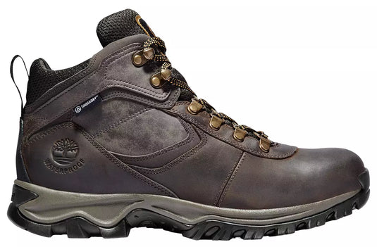 Timberland Men's Mt Maddsen Waterproof Hiking Boots Dark Brown Full Grain