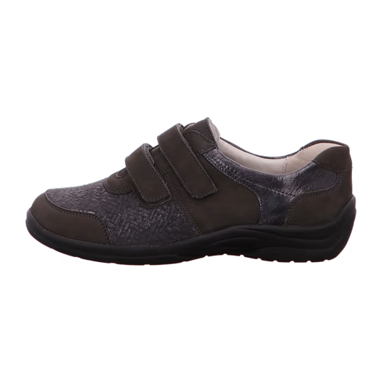 Waldlaufer women's Hesna  slipper comfort shoe Carbon