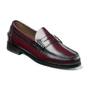 Florsheim Men's Berkley Moc Toe Penny Loafer Burgundy