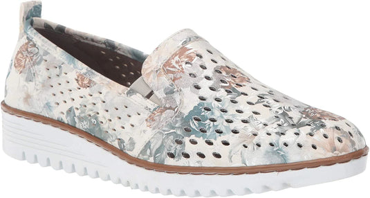 Ara Women's Pacha Loafer Flat White Floral