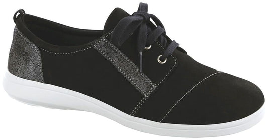 SAS Women's Marnie Lace Up Sneaker Marnie Black/Sparkle