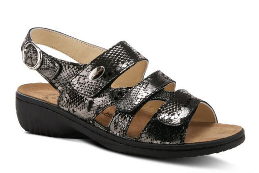 Spring Step Flexus Women's Acamar Sandals Black Multi