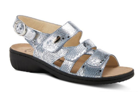 Spring Step Flexus Women's Acamar Sandals Blue Multi