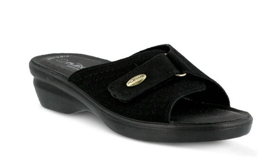 Spring Step Flexus Women's Kea Slide Sandals Black