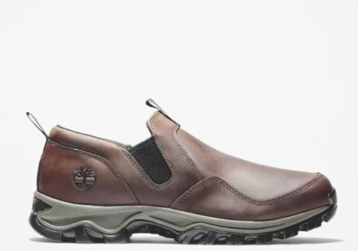 Timberland Men's Mt. Maddsen Slip-On Hiking Boots Dark Brown Full Grain